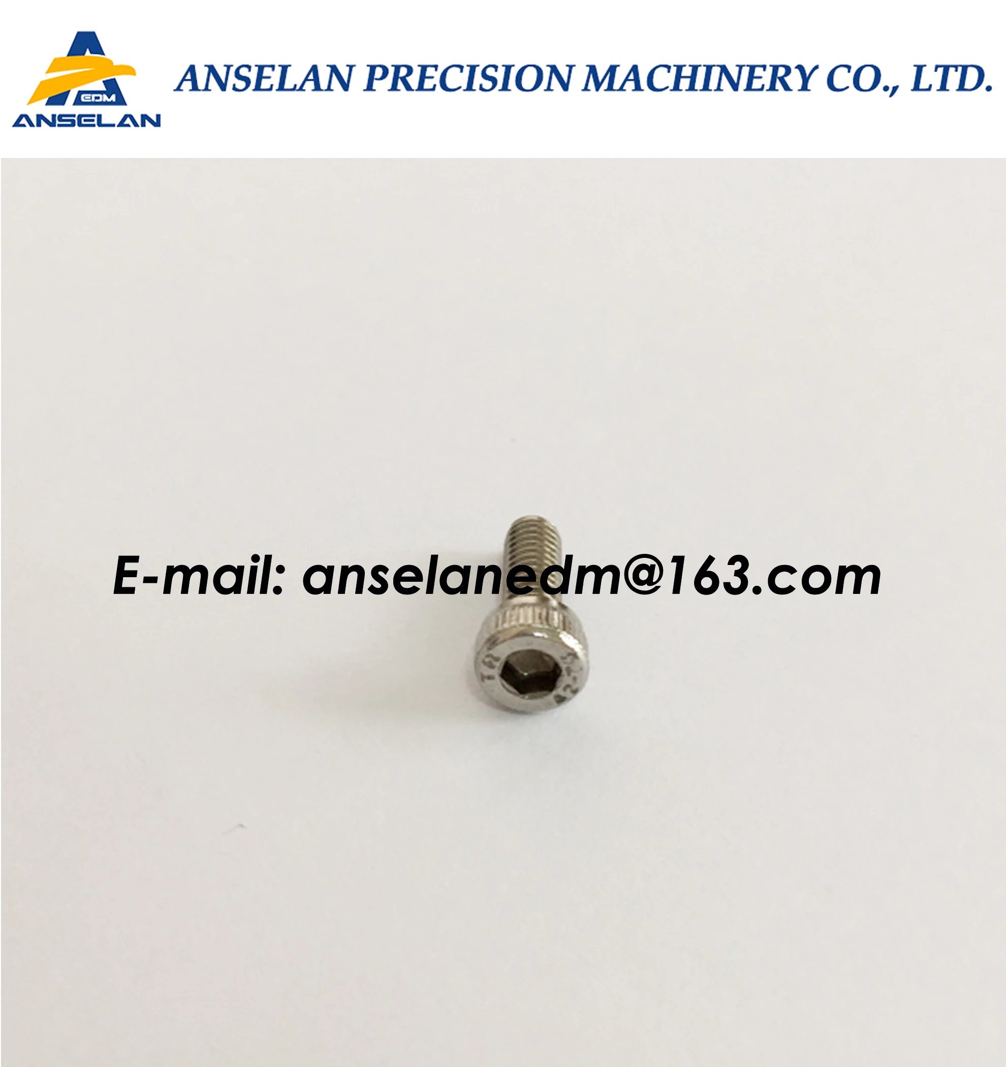 (10pcs/lot) S903N229P04 edm Hex Socket Bolt SUS-ANA 34.103.075, 2210002351 for Nozzle Adapter X187B370H03  SX, CX,FX,