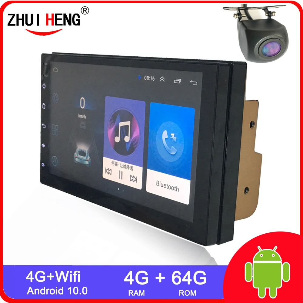 

2 din Car Radio Android 10.0 Auto Carplay Universal 7" For Volkswagen Nissan Hyundai Kia Toyota Multimedia car audio system