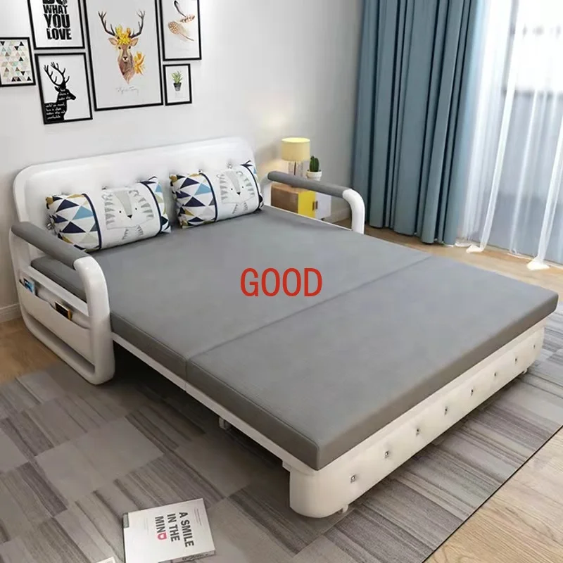 Design moderno sofá-cama com armazenamento, mobília da sala, salvar lugar, moda, 2023