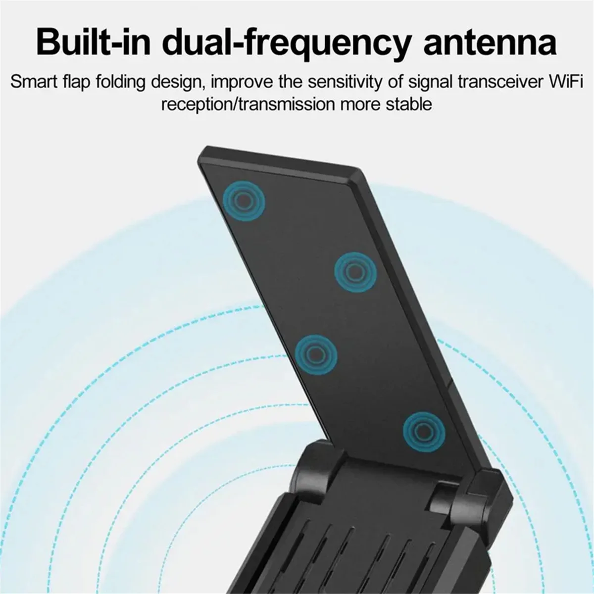 A48R-New 1300m Wireless Network Card 5G Gigabit Dual-Band Wireless Wifi Network Card Desktop Transmitter Network Card