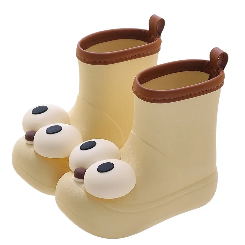 Cute Children Rain Shoes Baby Water Shoes Cartoon Waterproof Anti Slip Rain Boots Kids Shoe for Girl Botas De Lluvia Niña 2024