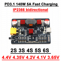 PD3.1 140W bidirectional Fast Charging 2S 3S 4S 5S 6S BMS Lithium Battery charger Discharger Li-ion Lifepo4 Typec USB XT30 XT60
