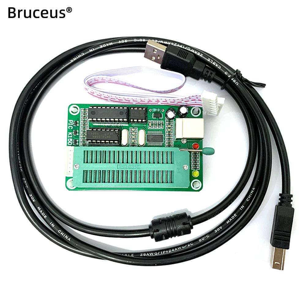 PIC K150 Programmer Automatic Programming Develop Microcontroller With USB ICSP Cable