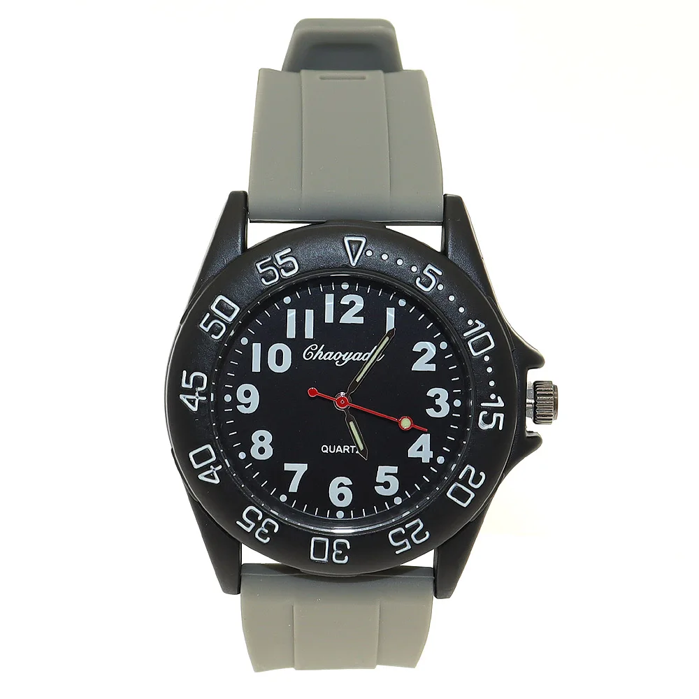

High Quality Children Boys Girls Quartz Wristwatches Junior High And Elementary School Students Exam Watches Men Silicone Strap