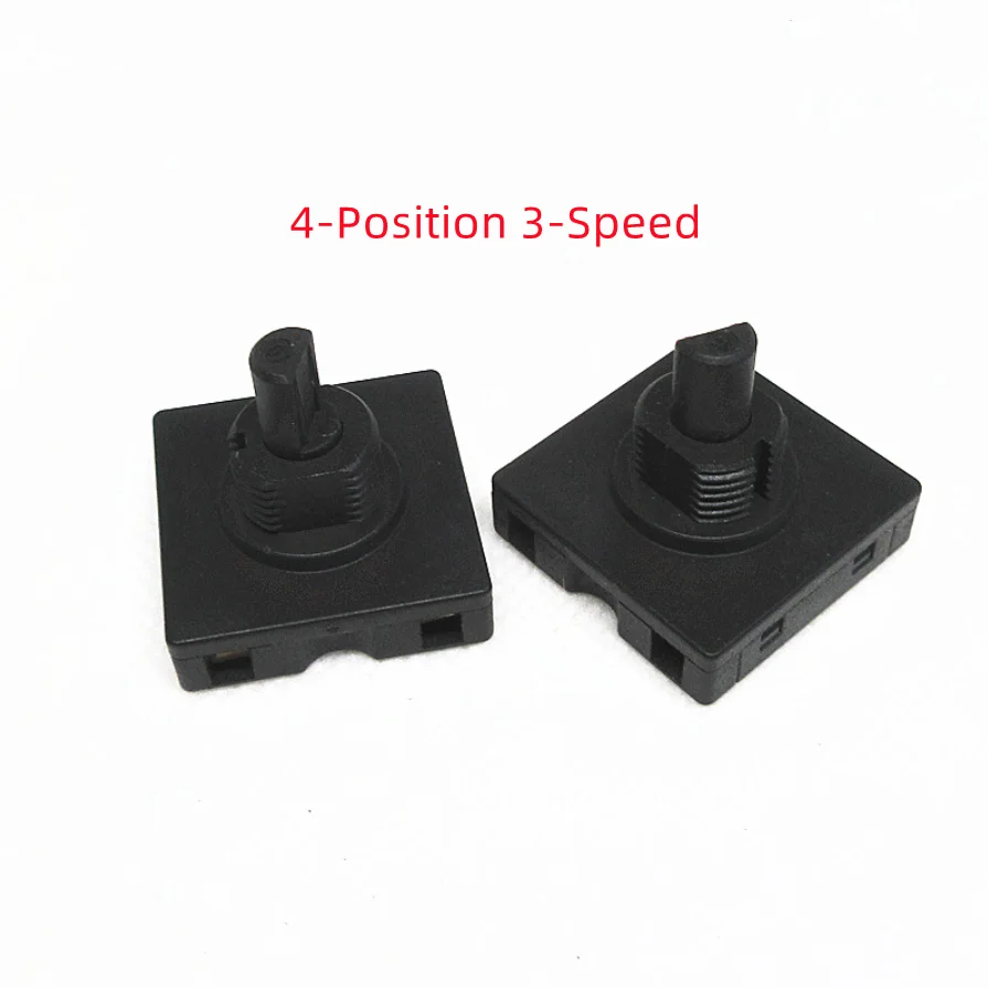 Rotary Switch 4 Position 3 Speed Heater Blower Fan Switch Control Knob