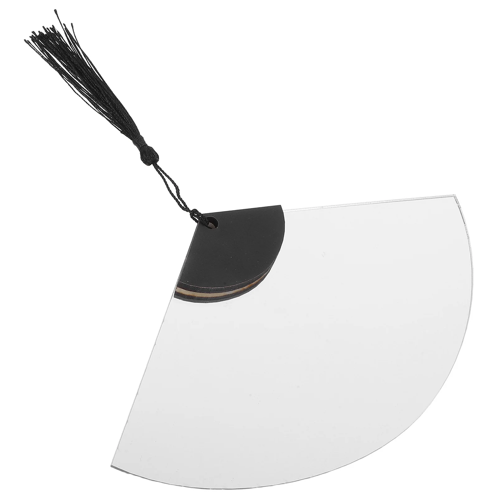 

Fan Shaped Mirror Wall Decor 3D Acrylic Stick On Mirror For Living Room Bedroom Garden Waterproof Reflective Surface Peel