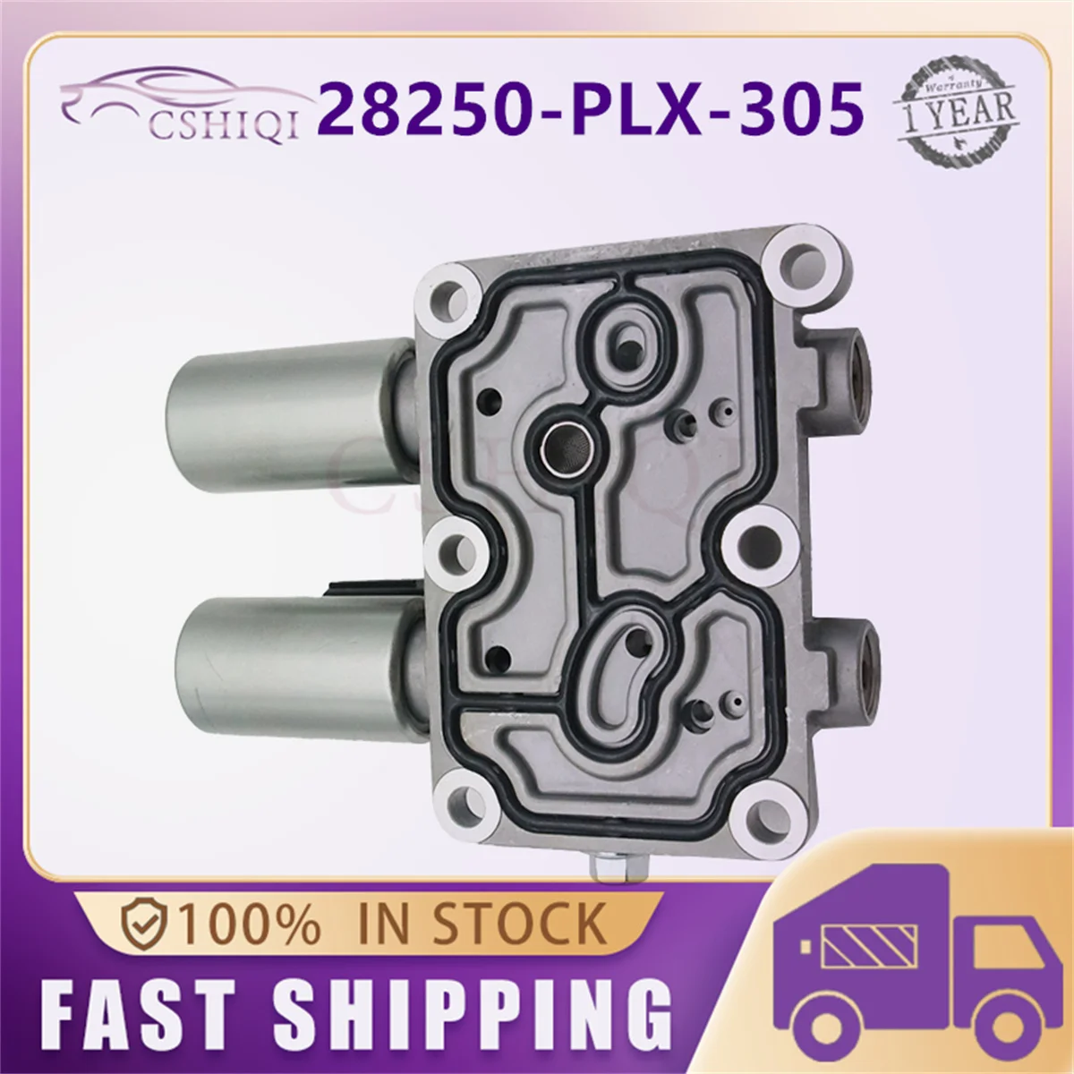28250-PLX-305 Transmission Dual Solenoid Compatible With Civic 2001-2005 1.7L 2.0L 1.3 Auto Accessories BF0528850002 28250PLX305