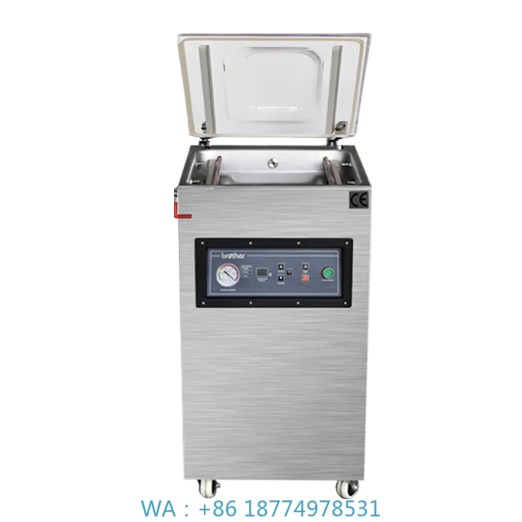 Máquina selladora para almacenamiento de envasado de alimentos/máquina selladora al vacío PackagingBropac VM400 Máquina selladora de envasado al vacío/al vacío