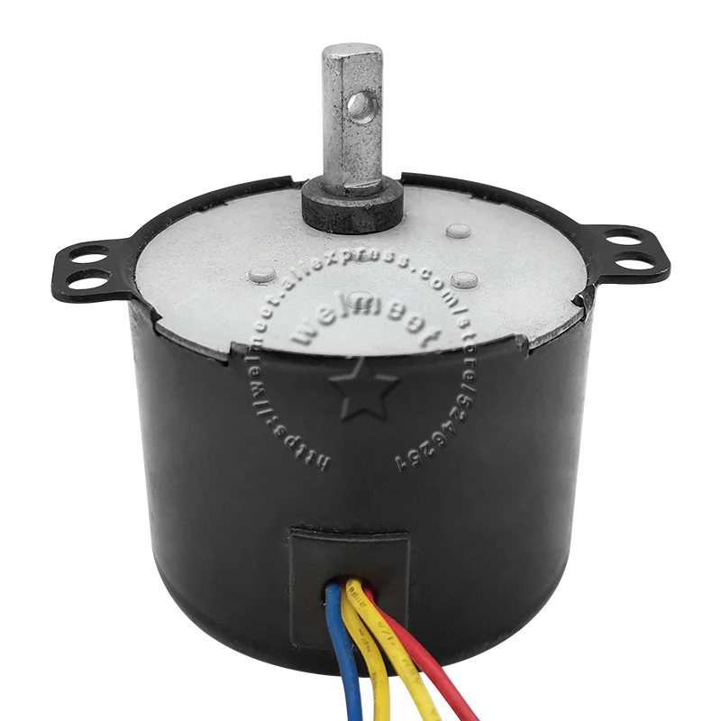 1pcs AC24/220V 1-50rpm 10W 50KTYZ Metal Gear Speed Reduction Gearbox Large Torque Synchronou​s Motor