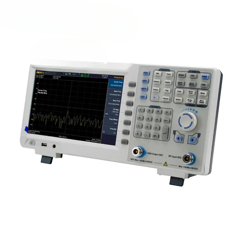 Digital Spectrum Analyzer 9 inch LCD 1Hz Resolution Bandwidth 9kHz to 1.5GHz Frequency USB LAN