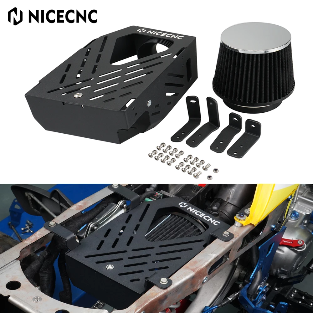 

For Raptor 700 Intake System Filter Set Air Box For Yamaha Raptor 700 R 2006-2023 2009 2022 Aluminum 700 ATV Accessories NICECNC