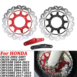 Motorcycle 320mm Rotor Disk Front Floating Brake Disc ForHonda CR125 CR250 CRF250R CRF450R CRF450R CRF250X CRF250RX CRF450RX Etc