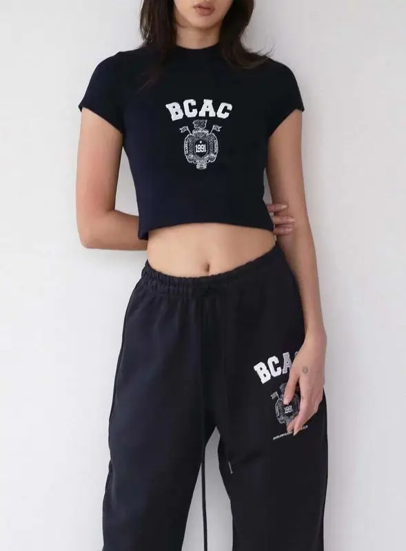 

Slimfit ort Casu Embroidered Cleanfit Ladies T-irt Linen Material round Ne ort Sve Spring Collection