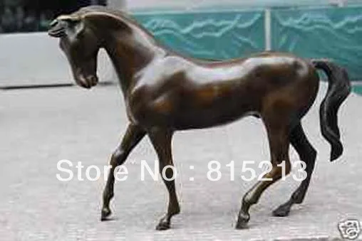 

WBY 000113 Tibet bronze statue collectable BRONZE CARVEN HORSE STATUE