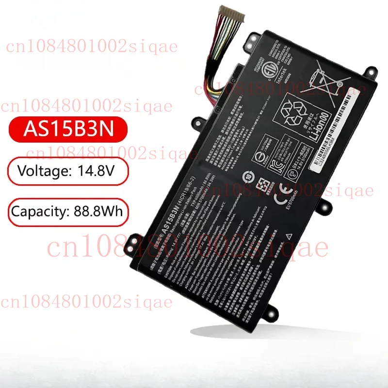 

AS15B3N N15P3 Laptop Battery For Acer Predator 17 15 G5-793 G9-591 G9-592 G9-791 G9-792 G9000,Predator 21X GX21-71 17X GX-792