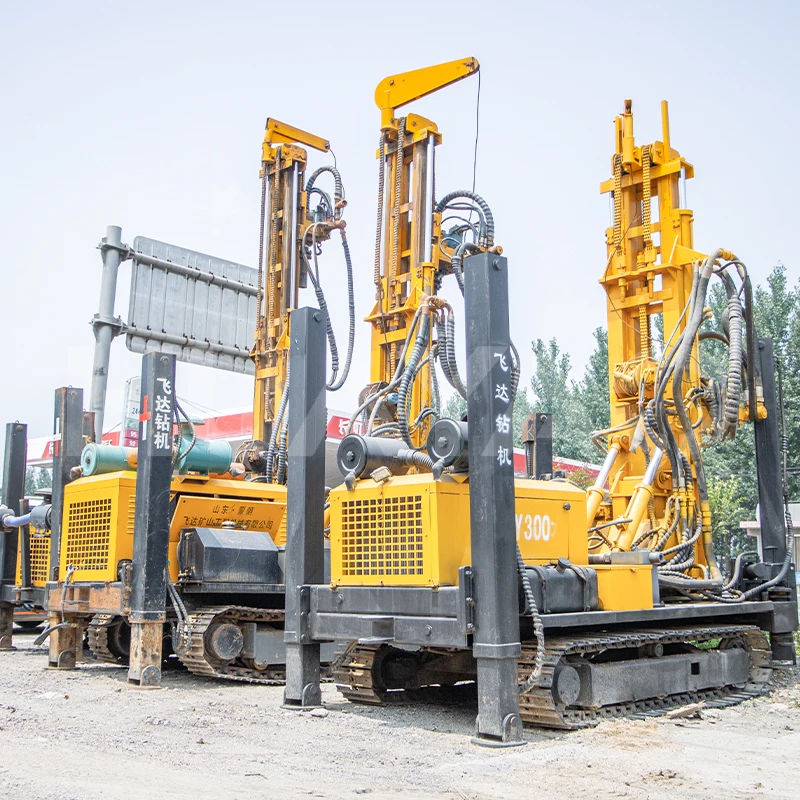 

Hydraulic Crawler Water Well Drill Rig DTH Hammer 100-600m Depth for Geological Exploration and Borehole Blasting