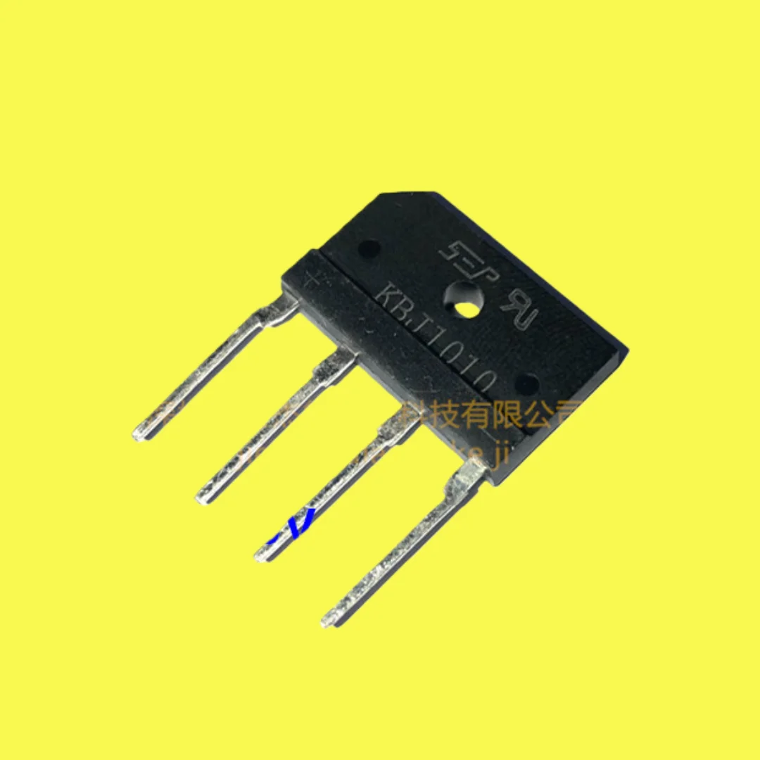 5PCS/new KBJ1010 induction cooker rectifier bridge stack 10A 1000V flat bridge SEP straight into four legs