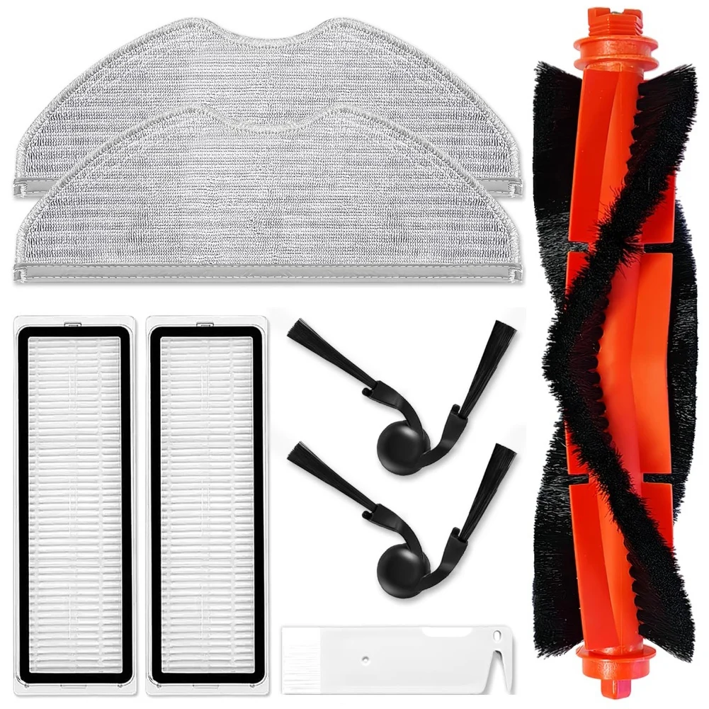 

1 Set For Xiaomi S40C/E101 Cleaning Parts Robot Vacuum ‎cleaner S40C/E101 Replace Main Side Brush Filter Mop Cloth Accessories