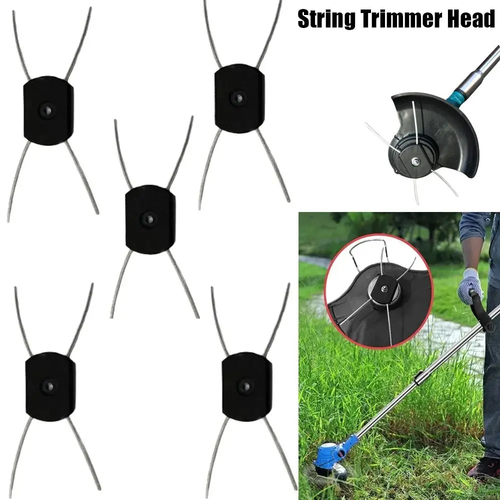 1Pcs Steel Wire Line String Trimmer Head Electric Weed Eater for Cordless Grass Trimmers Head Replacement Garden Accessory