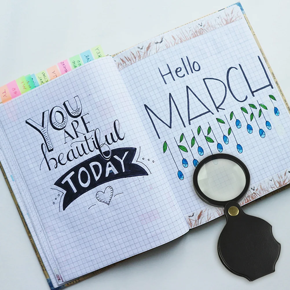 

3Pcs Pocket Magnifying Glass Foldable Mini Reading Magnifier Observation Tool for Elderly Students Jewelry Identification