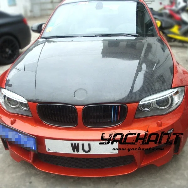 

Trade Assurance Carbon Fiber Hood Bonnet Fit For 2008-2013 1 Series E81 E82 E87 E88 & 1M Coupe RZ 1M Raze Style Hood Bonnet