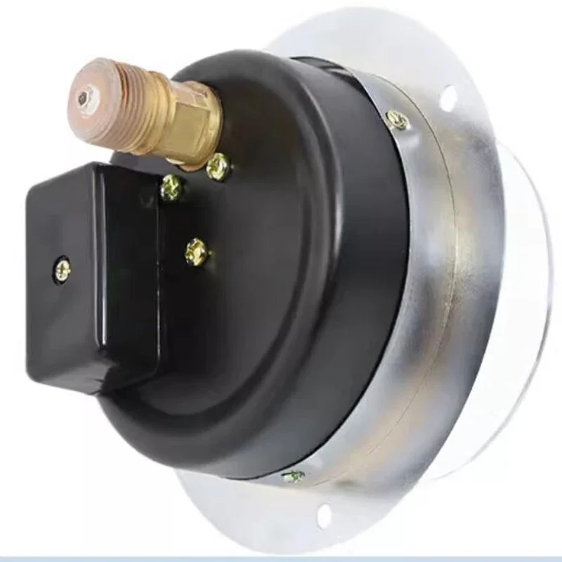 YXC-100ZT Axial Electric Contact Pressure Gauge with Edge, Vacuum Magnetic Assisted Pressure Gauge M20*1.5