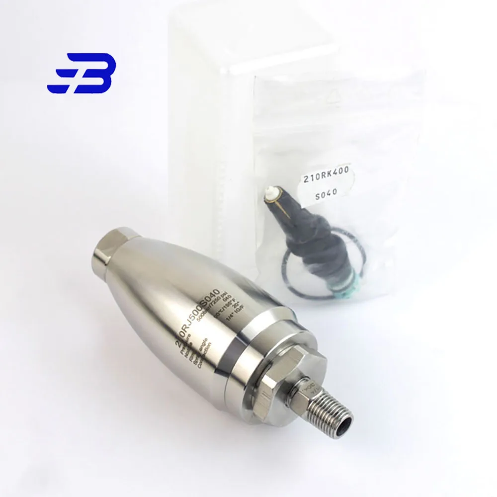 500 Bar Quick Connect with ceramic core High Pressure water turbo rotating nozzle for cleaning