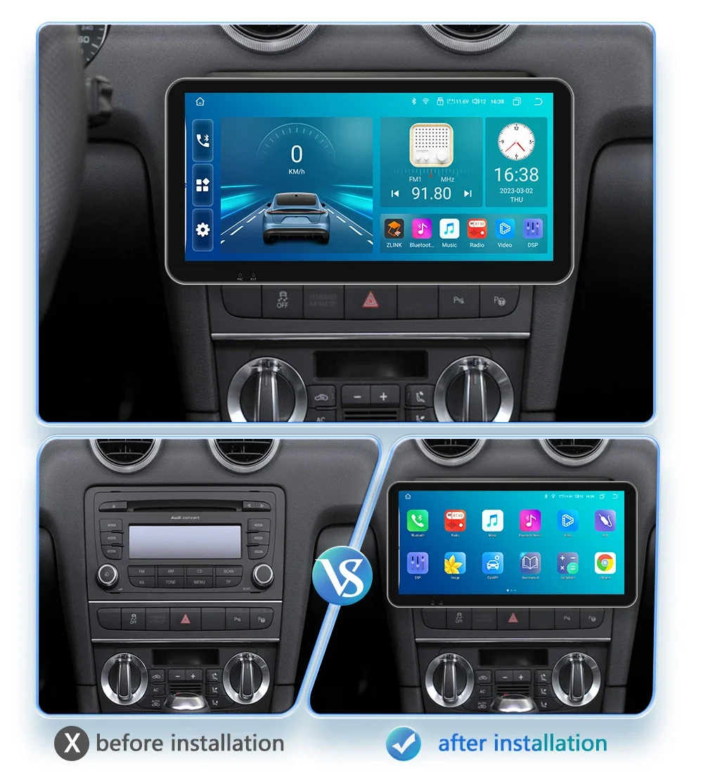 2din Car Multimedia Player 10.33