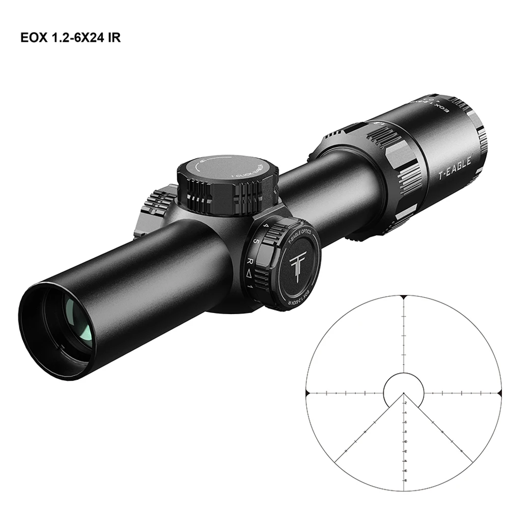 6x24 IR 30mm Tube Telescope Rifle Optical Scope Teagle Airsoft Hunting Fast Focus Clear Imaging Scopes Sight & Accessories