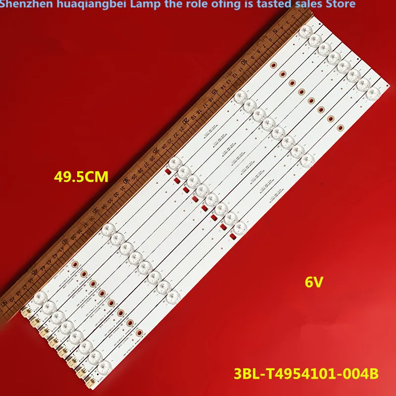 

FOR FOR LED4680 LED4670 3BL-T4954101-004B 3BL-T4954101-005B 49.5CM 6V 5LED 100%NEW LED backlight strip