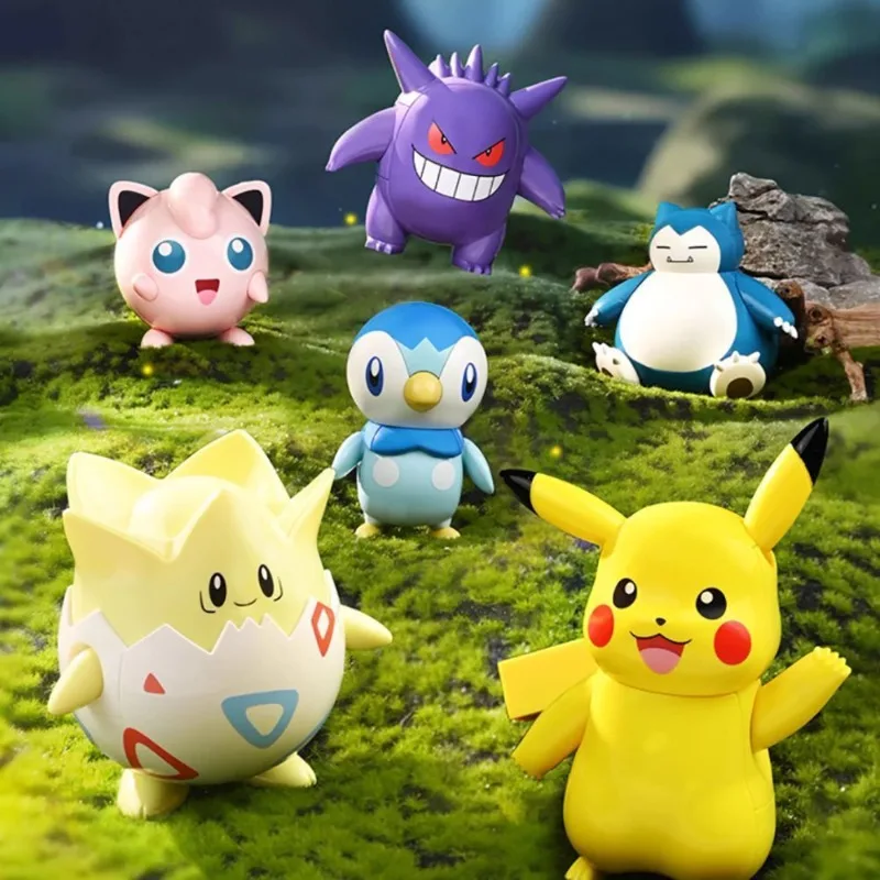 

Замечательные строительные блоки Keeppley Pokemon, детская сборная игрушка, фигурка Пикачу, фигурка Кирби, украшение в виде зверя, подарок