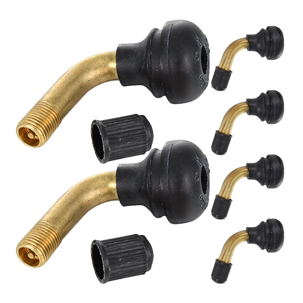 

6pcs Tire Valve Stems Rubber Replacement Kit Extensions for Cars ATVs Motorcycles Beach Buggy Wheel Tools valve adapter tire
