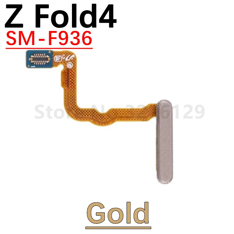 Power Home Button Menu Return Key Fingerprint Touch ID Recognition Sensor Flex Cable For Samsung Z Fold2 Fold3 Fold4 Fold5 5G