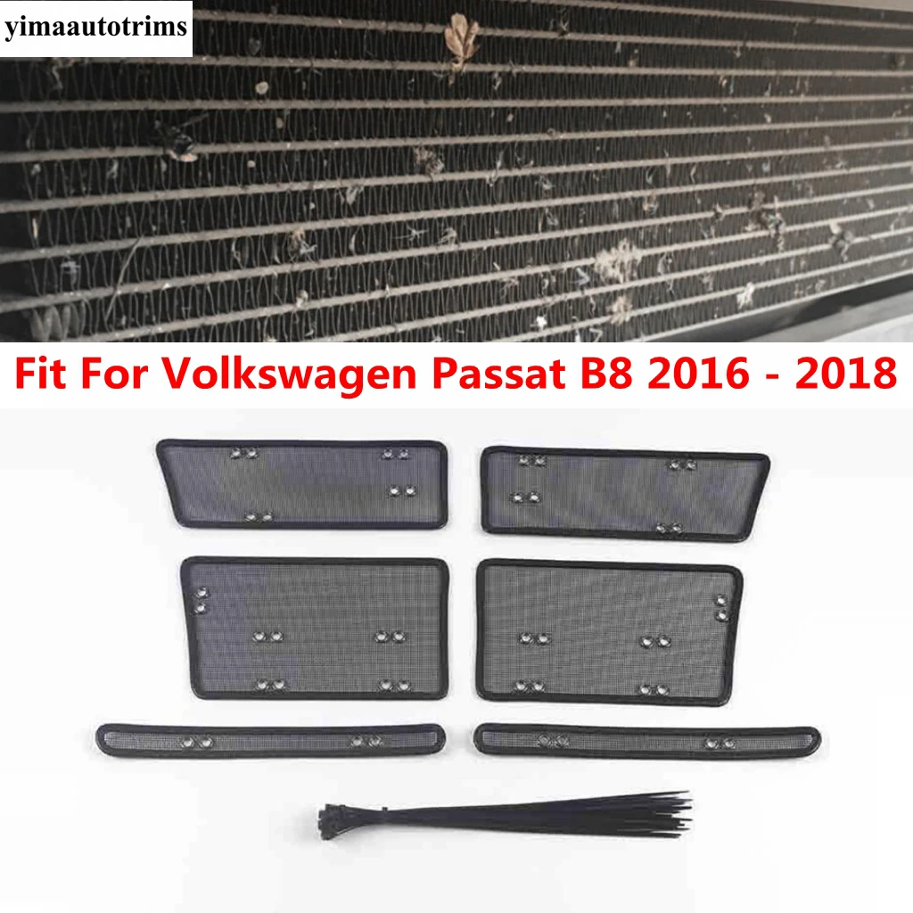 

Car Insect Screening Mesh Front Grille Insert Net Protection Kit Accessories Exterior For Volkswagen Passat B8 2016 2017 2018