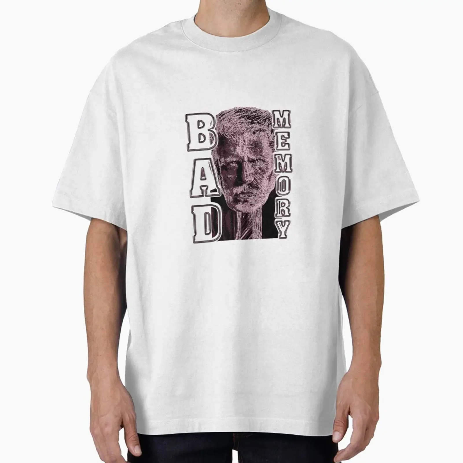 Bad thoughts distort the human mind designed and sold by Bigrow vintage Washed designer clothes Casual Soft graphic streetwear