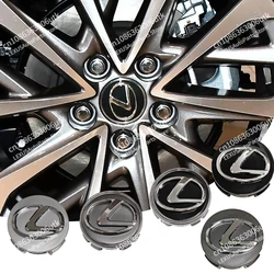 4pcs 62mm Wheel Hub Center Caps For Lexus Badge Cover Hubcaps for NX200T ES200 ES350 IS300 RX240 GS450h LS500h Car Accessories