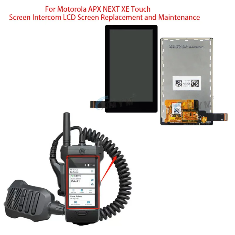 For Motorola APX NEXT XE Touch Screen Intercom LCD Screen Replacement and Maintenance