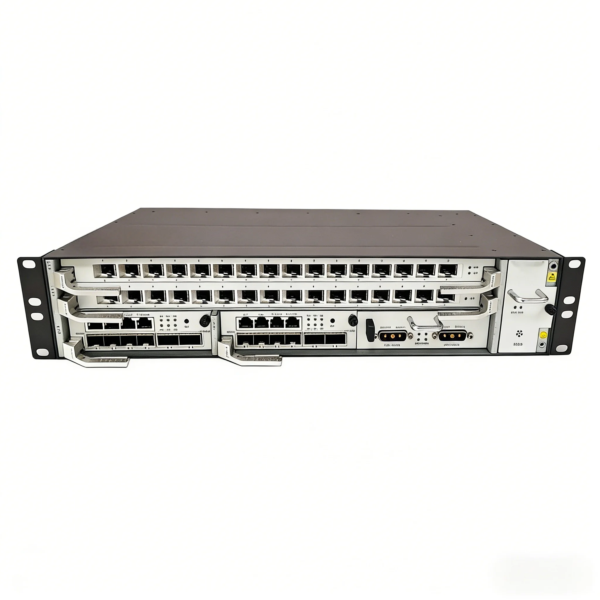 2U XGS PON OLT 16PORT 32PON XGS-PON Compatible XGS-PON XG-PON XPON GPON ONU ONT 2PCS XGS PON Services Boards 1:256 FTTH FTTX