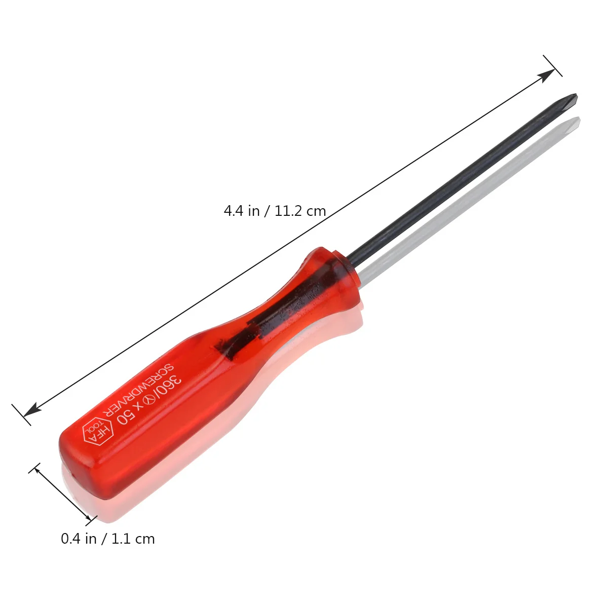 

5Pcs Triangle Y-Tip Screwdrivers for Ds Durable Hard Plastic Metal Red 5-Inch Length Easy Grip Use Triwing Screwdriver