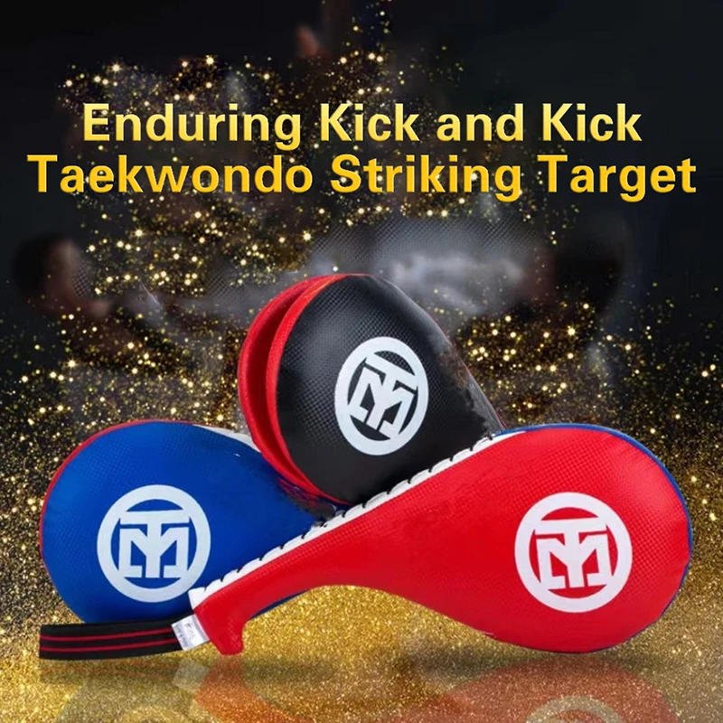 Kinder Taekwondo Kickboxen Ziel PU Rebound Schwamm Langlebig Doppel Kick Pad Ziel Für Tae Kwon Do Karate Kickboxen