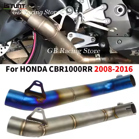 For HONDA CBR1000RR CBR 1000R 2008 2009 2010 2011 2012 2013 2014 2015 2016 Motorcycle 60mm Exhaust Middle Link Pipe Espace Moto