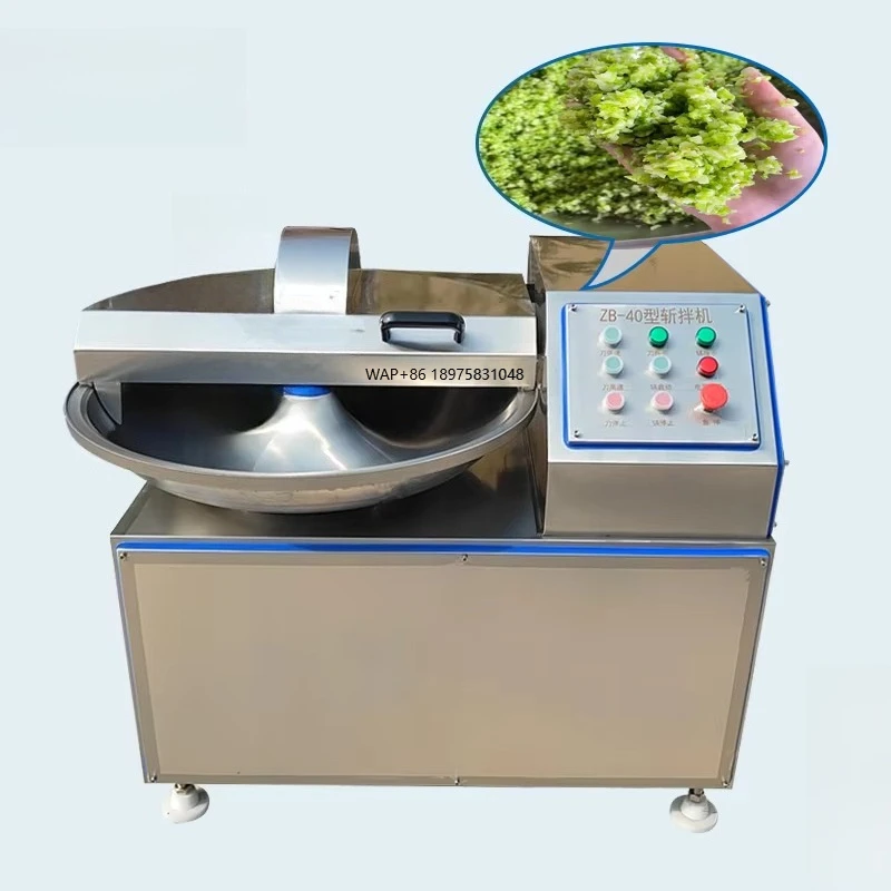 Vertical Beef Fish & Sausage Meat Chopper Efficient Vegetable Mixer & Cutting Machine for Food Processing