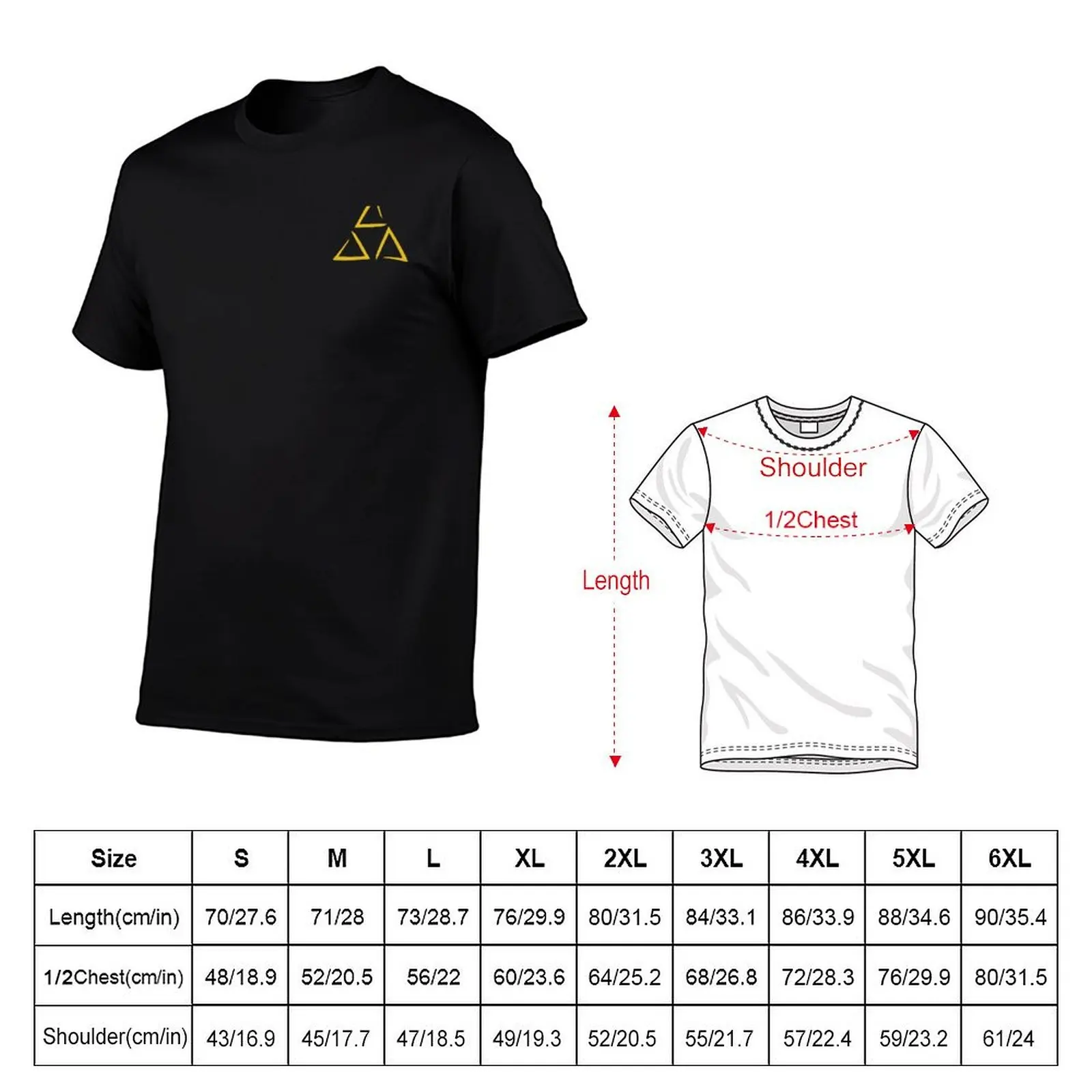 Triforce of Style T-Shirt Work Comfort T-Shirt for Men