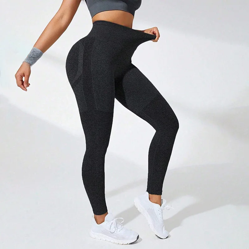 Seamless Workout Leggings for Women Tummy Control Women\'s High Waist Butt Lifting Leggings Gym Yoga Pants