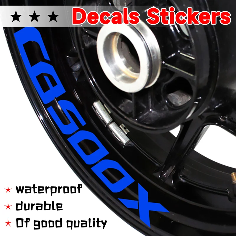 

CB500X Motorcycle Wheel Tire Stickers Reflective Strip Decals Personalized Decorative Stickers For HONDA cb500x CB 500X