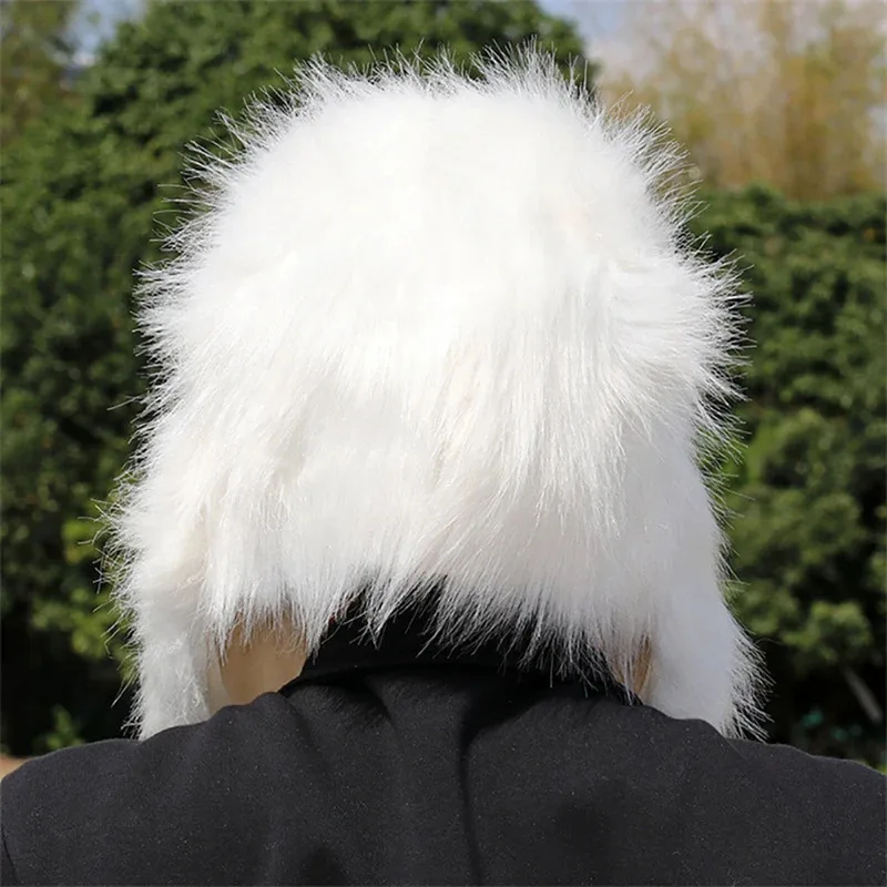 ホワイトプードルヘッドマスク毛皮のようなペットの犬のヘッドギア大人のリアルな動物ラテックスハロウィンコスプレ小道具パーティー hjk.5