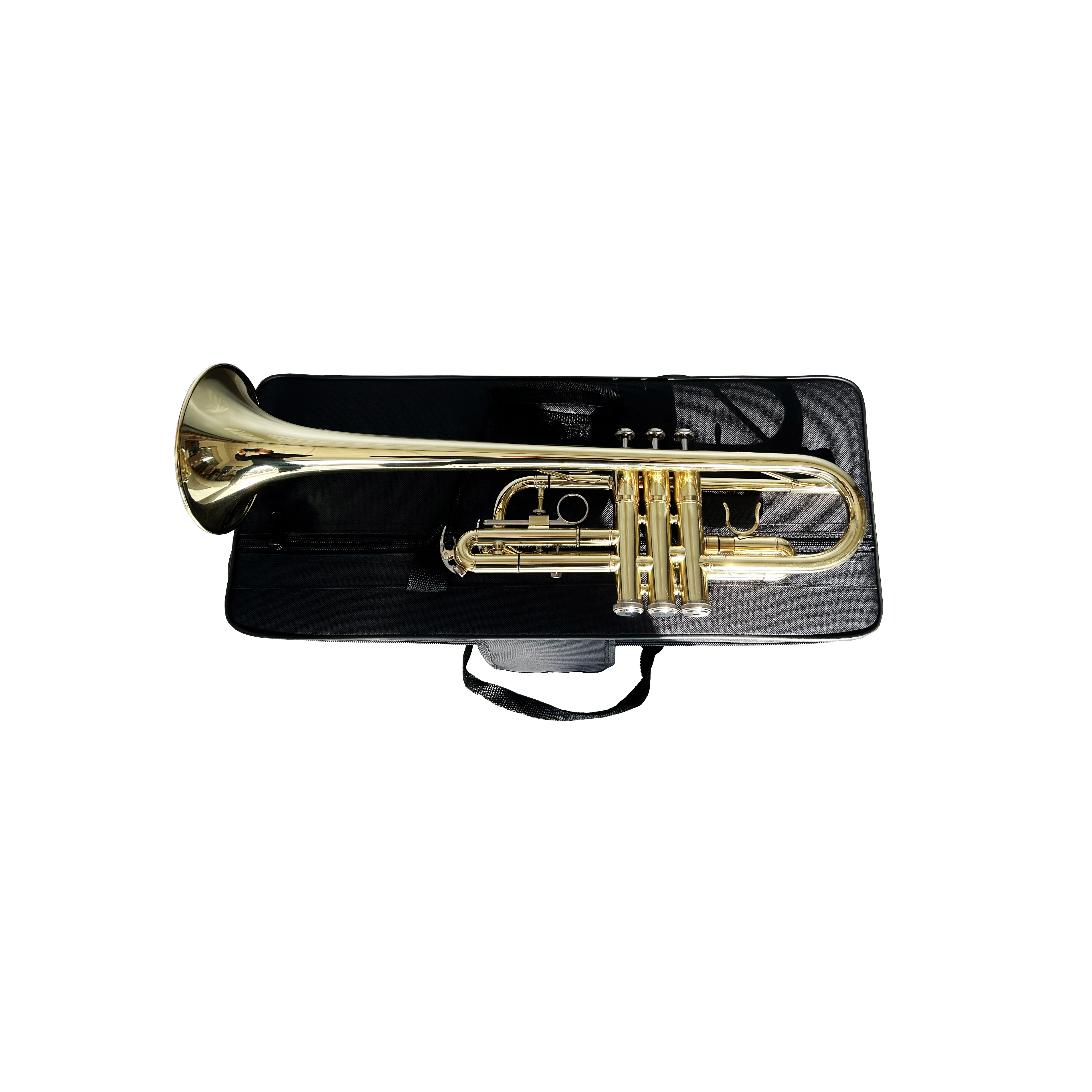 

High Quality Gold C Key Trumpet JYTRC401 with Brass Body and Lacquer Surface BB Tone Instrument