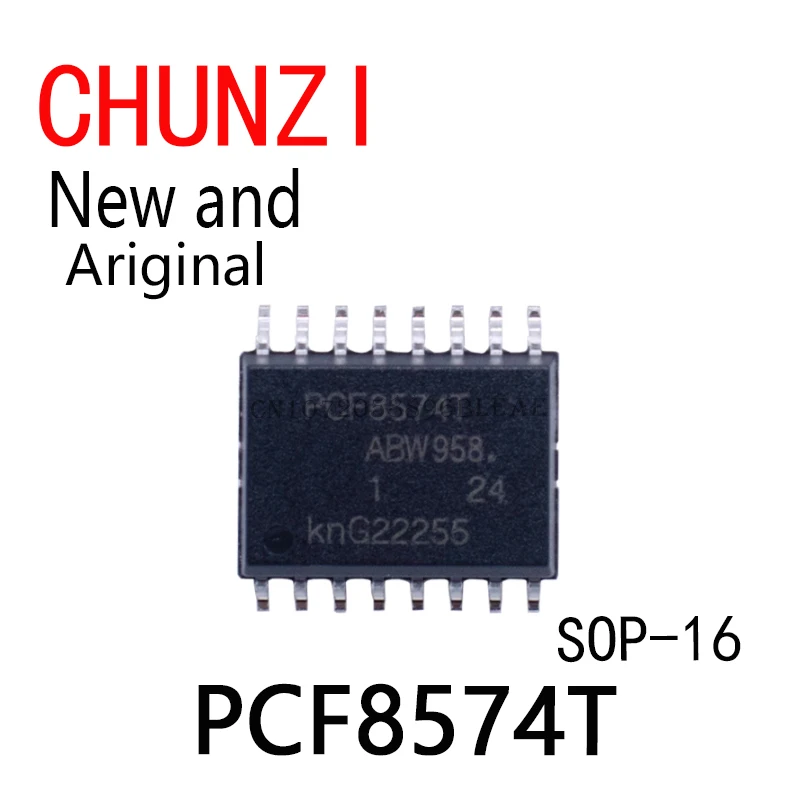 5pcs New and Original PCF8574AT PCF8574 SOP-16 PCF8574T