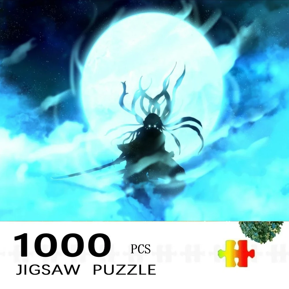 

1000 pcs Japanese Anime Demon Slayer Puzzle Home Decor Adults Puzzle Games Family Fun Floor PuzzlesEducational Toys for Kids