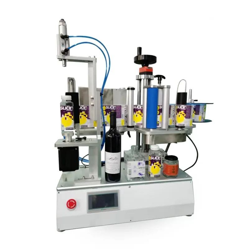 Good Price Printer Label Sticker Round square Bottle Labeling Machine Customized